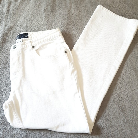 Vintage LIKE NEW! BLNTS White Denim Low rise boot cut Jeans - Picture 4 of 5